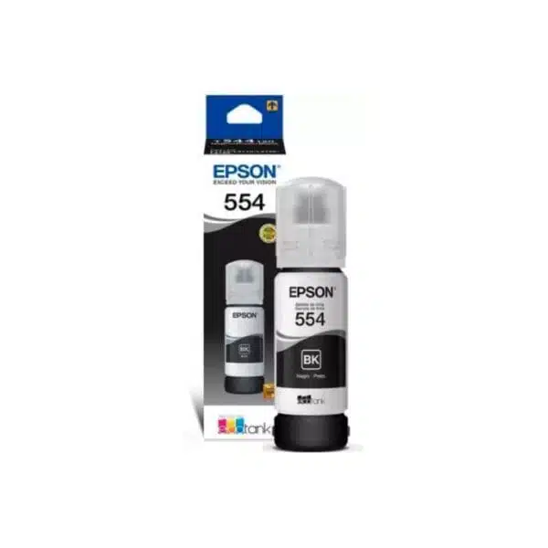 Botella tinta epson T554 negra