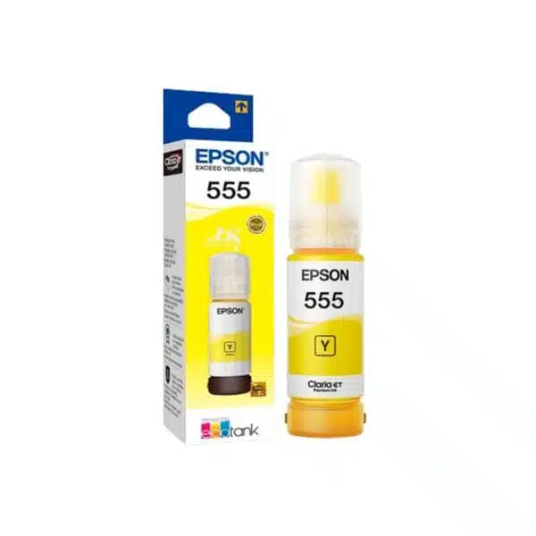 Botella tinta epson T555 yellow